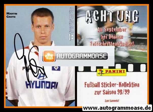 Autogramm Fussball | Hamburger SV | 1998 | Martin GROTH