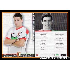 Autogramm Fussball | FC Augsburg | 2016 | Raphael FRAMBERGER