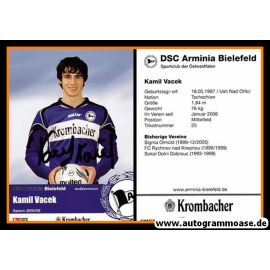 Autogramm Fussball | DSC Arminia Bielefeld | 2005 | Kamil VACEK