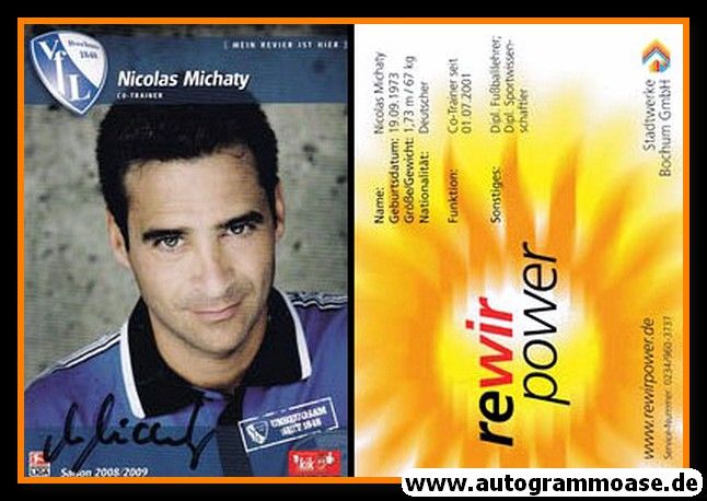 Autogramm Fussball | VfL Bochum | 2008 | Nicolas MICHATY