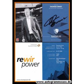 Autogramm Fussball | VfL Bochum | 2009 | Thomas ERNST