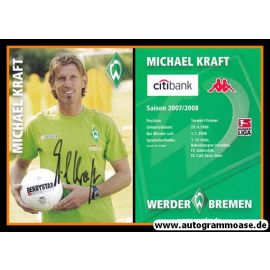 Autogramm Fussball | SV Werder Bremen | 2007 | Michael KRAFT