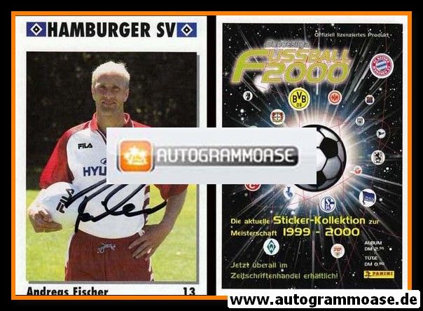 Autogramm Fussball | Hamburger SV | 1999 | Andreas FISCHER