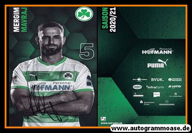 Autogramm Fussball | SpVgg Greuther Fürth | 2020 | Mergim MAVRAJ