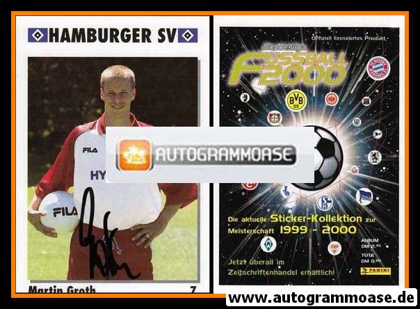 Autogramm Fussball | Hamburger SV | 1999 | Martin GROTH