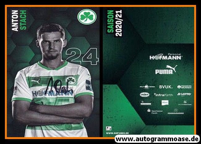 Autogramm Fussball | SpVgg Greuther Fürth | 2020 | Anton STACH