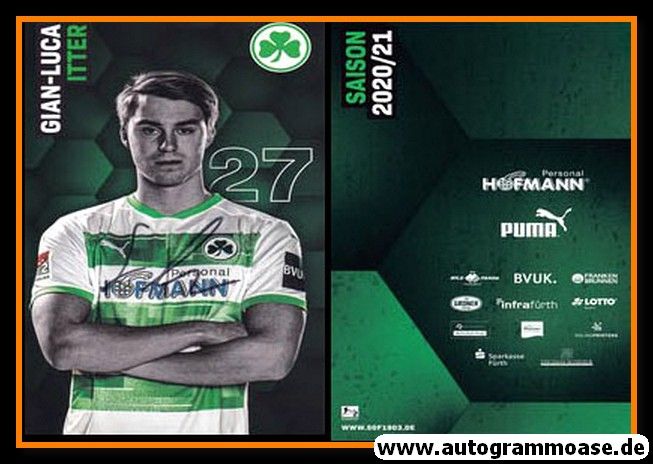 Autogramm Fussball | SpVgg Greuther Fürth | 2020 | Gian-Luca ITTER