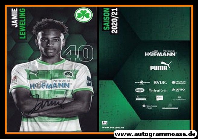 Autogramm Fussball | SpVgg Greuther Fürth | 2020 | Jamie LEWELING