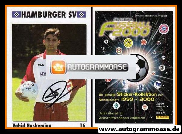 Autogramm Fussball | Hamburger SV | 1999 | Vahid HASHEMIAN