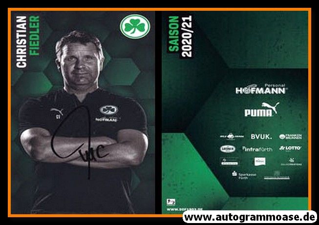 Autogramm Fussball | SpVgg Greuther Fürth | 2020 | Christian FIEDLER