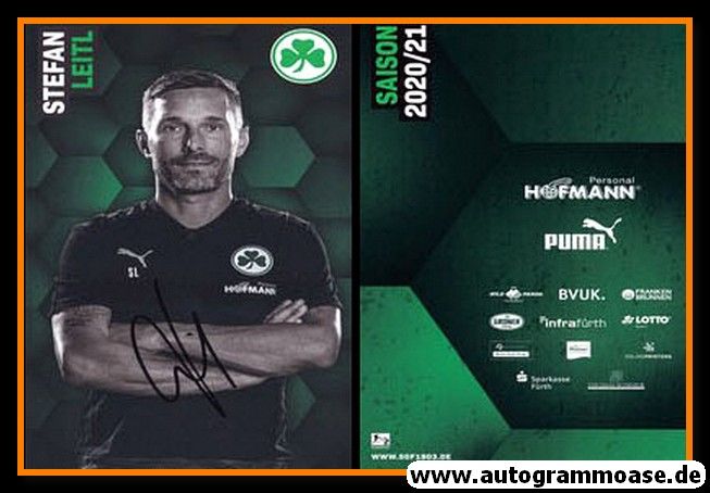Autogramm Fussball | SpVgg Greuther Fürth | 2020 | Stefan LEITL