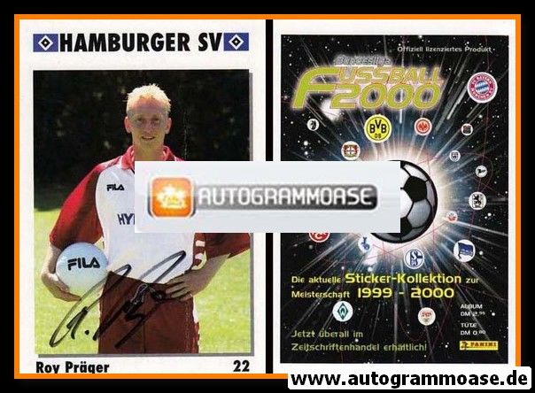 Autogramm Fussball | Hamburger SV | 1999 | Roy PRÄGER