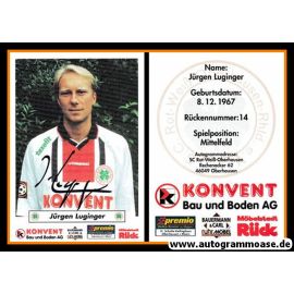 Autogramm Fussball | Rot-Weiss Oberhausen | 1998 | Jürgen LUGINGER
