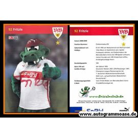 Autogramm Fussball | VfB Stuttgart | 2008 | FRITZLE (Maskottchen)