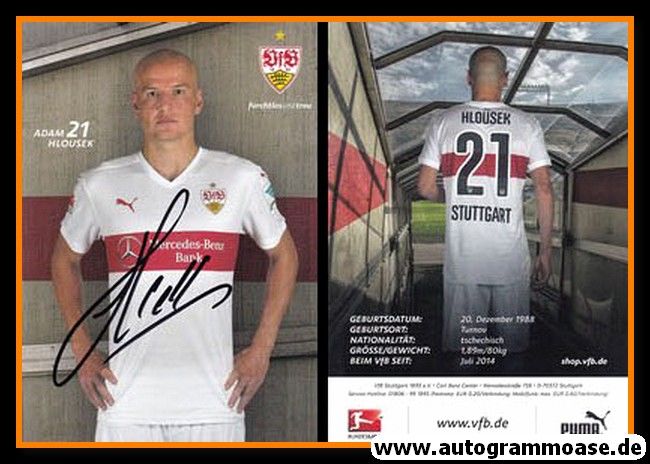 Autogramm Fussball | VfB Stuttgart | 2015 | Adam HLOUSEK