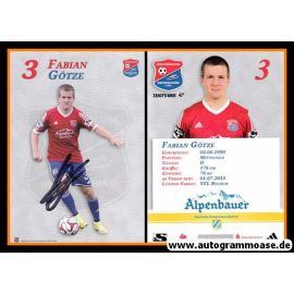 Autogramm Fussball | SpVgg Unterhaching | 2014 | Fabian GÖTZE