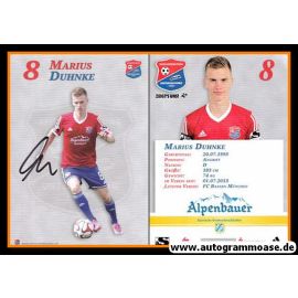 Autogramm Fussball | SpVgg Unterhaching | 2014 | Marius DUHNKE
