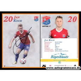 Autogramm Fussball | SpVgg Unterhaching | 2014 | Jan KOCH