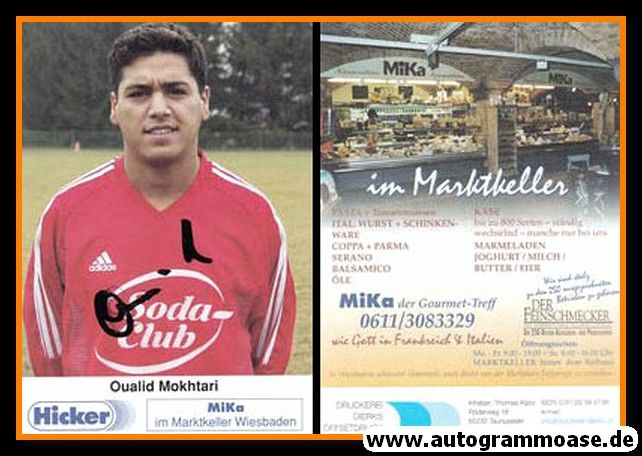 Autogramm Fussball | SV Wehen Wiesbaden | 2001 | Oualid MOKHTARI