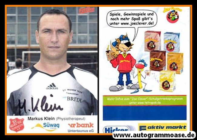 Autogramm Fussball | SV Wehen Wiesbaden | 2003 | Markus KLEIN
