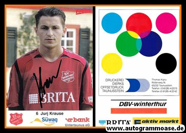 Autogramm Fussball | SV Wehen Wiesbaden | 2004 | Jurij KRAUSE