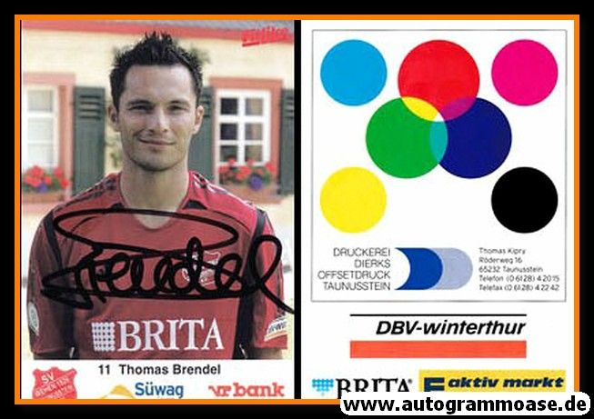 Autogramm Fussball | SV Wehen Wiesbaden | 2004 | Thomas BRENDEL