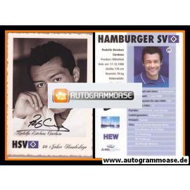 Autogramm Fussball | Hamburger SV | 2003 Retro | Rudolfo CARDOSO 