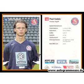 Autogramm Fussball | Wuppertaler SV | 2005 | Paul FUDALA