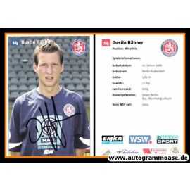 Autogramm Fussball | Wuppertaler SV | 2005 | Dustin HÄHNER