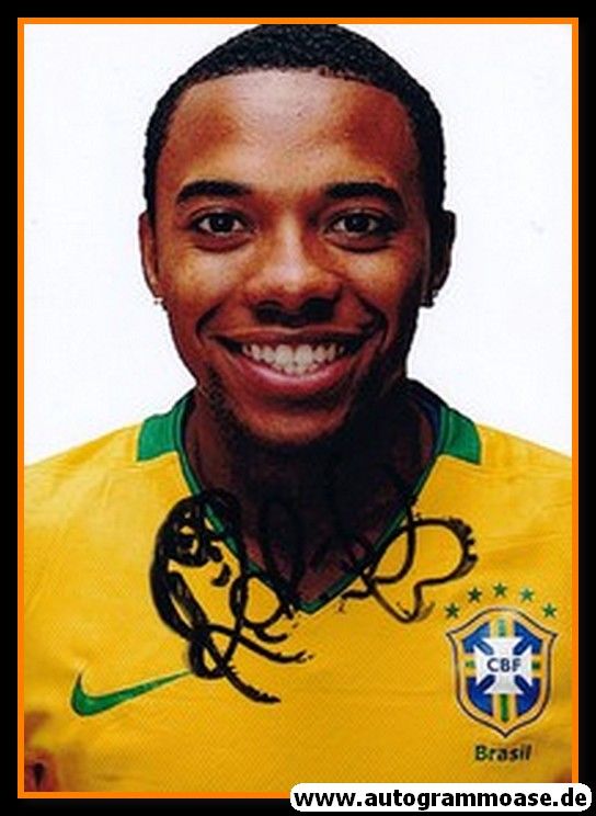 Autogramm Fussball | Brasilien | 2010er Foto | ROBINHO (Portrait Color)