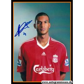 Autogramm Fussball | FC Liverpool | 2008 Foto | David N´GOG (Portrait Color)