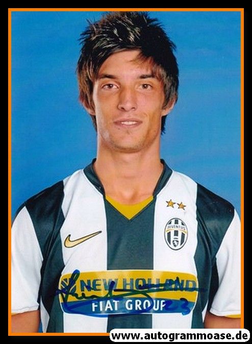 Autogramm Fussball | Juventus Turin | 2009 Foto | Lorenzo ARIAUDO (Portrait Color)