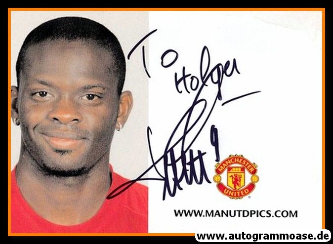 Autogramm Fussball | Manchester United | 2007 | Louis SAHA