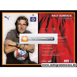 Autogramm Fussball | Hamburger SV | 2006 | Ralf ZUMDICK
