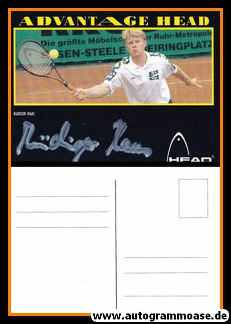 Autogramm Tennis | Rüdiger HAAS | 1990er (Head)