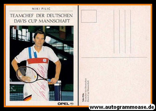 Autogramm Tennis | Niki PILIC | 1990er (Opel)