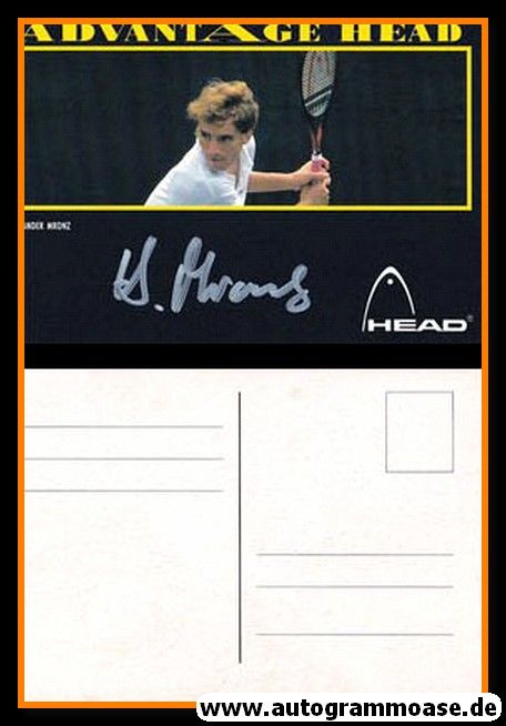 Autogramm Tennis | Alexander MRONZ | 1990er (Head) 2