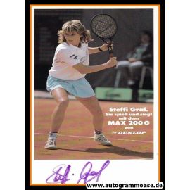 Autogramm Tennis | Steffi GRAF | 1990er (Dunlop)