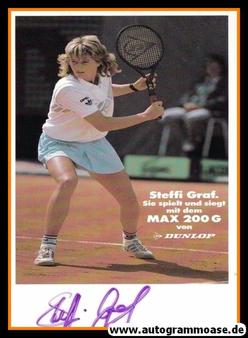 Autogramm Tennis | Steffi GRAF | 1990er (Dunlop)