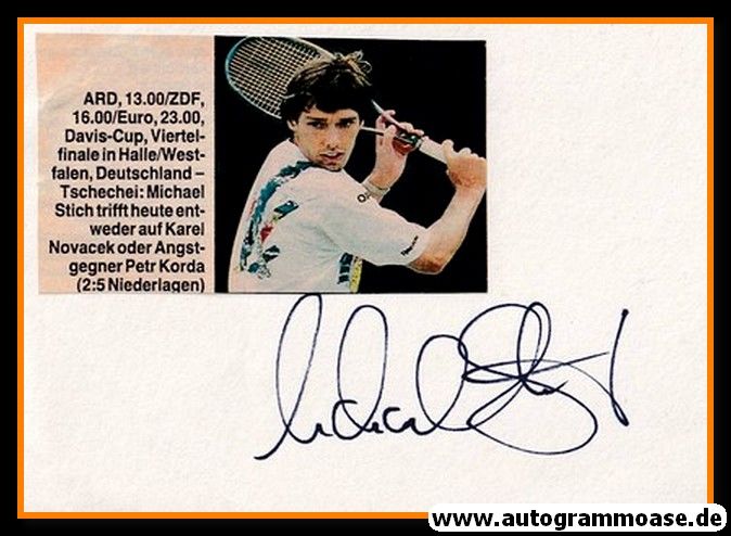 Autograph Tennis | Michael STICH