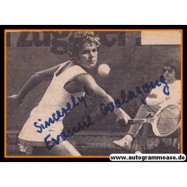 Autogramm Tennis | Evonne GOOLAGONG CAWLEY | 1970er (Spielszene SW)