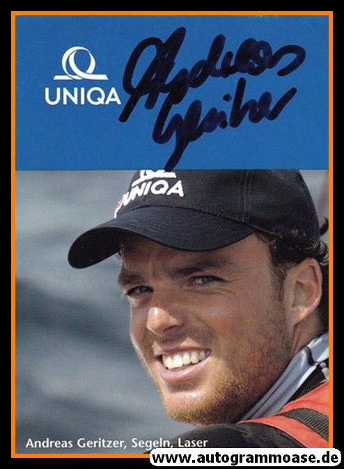 Autogramm Segeln | Andreas GERITZER | 2004 (Uniqa) Olympia-Silber