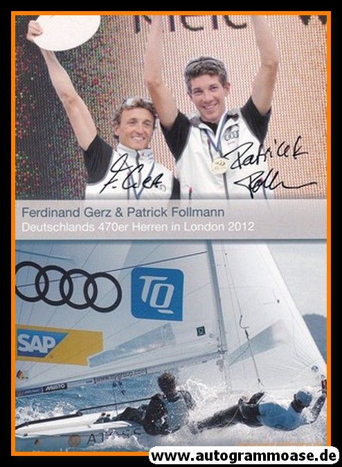 Autogramme Segeln | Ferdinand GERZ + Patrick FOLLMANN | 2012 (Olympia)
