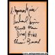 Autographen Schauspieler | FAMILIE HINZ | 5 Unterschriften