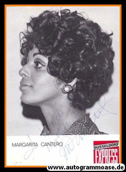 Autogramm Schlager | Margarita CANTERO | 1970er (Portrait SW Express)