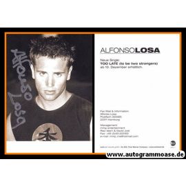 Autogramm Pop | Alfonso LOSA | 2001 "Too Late" (EastWest)
