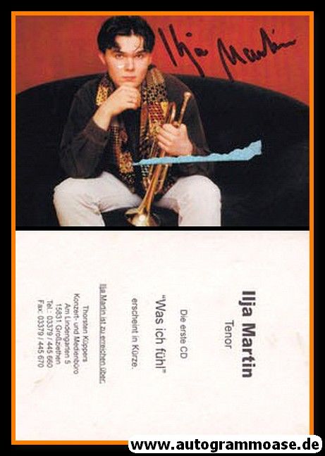 Autogramm Klassik | Ilja MARTIN | 2001 "Was Ich Fühl" (Portrait Color Eurodisc)