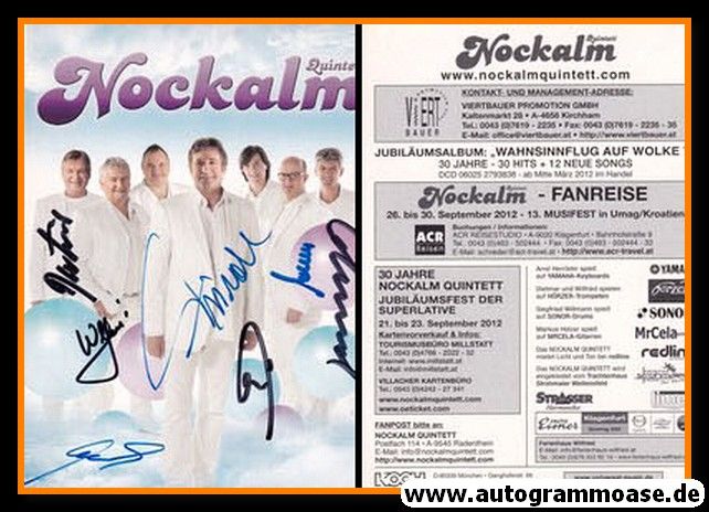Autogramme Volksmusik | NOCKALM QUINTETT | 2012 "Wahnsinnsflug Auf Wolke 7" (Koch)