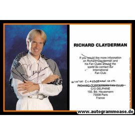Autogramm Instrumental (Klavier) | Richard CLAYDERMAN | 1980er (Portrait Color) Arrault