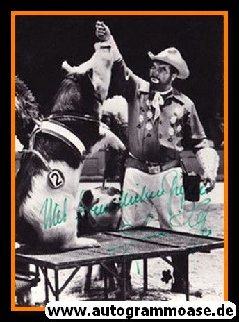 Autogramm Zirkus | DOMPTEUR | 1970er Foto (Showszene SW) 1